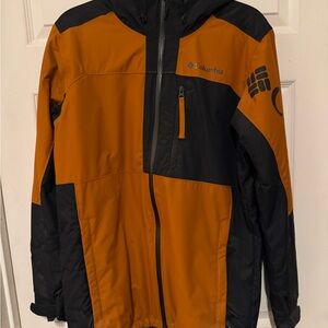 NWT Columbia Metallic Silver and Orange Jacket